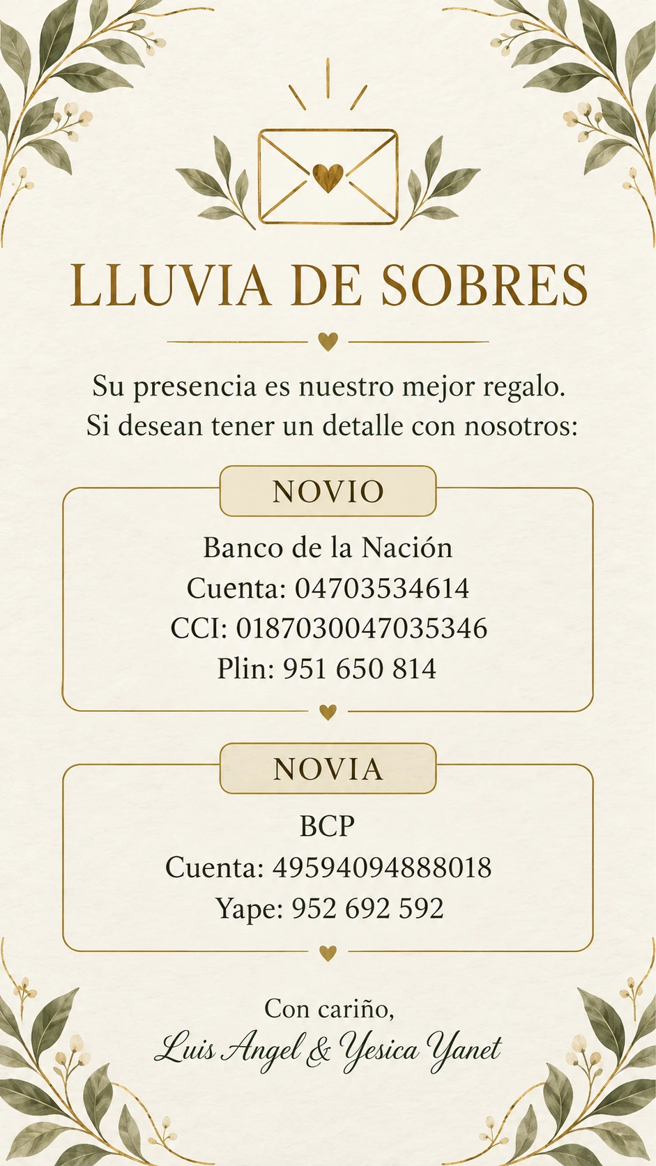 Invitación de Luis & Yesica, imagen 4