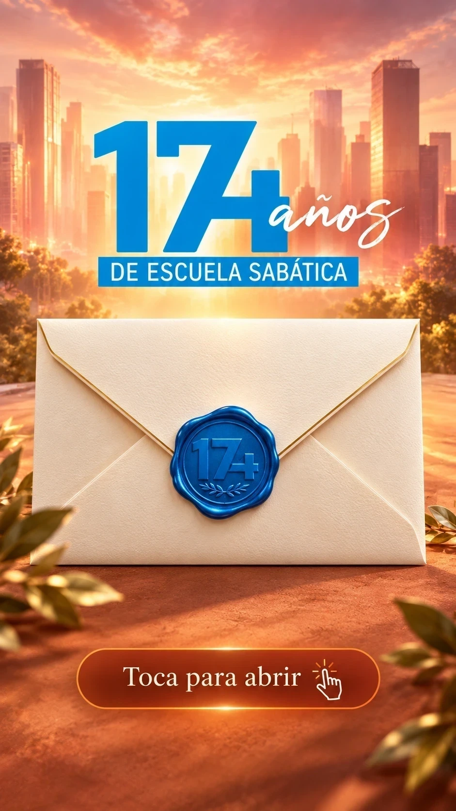 Portada de ANIVERSARIO DE ESCUELA SABATICA  174 AÑOS