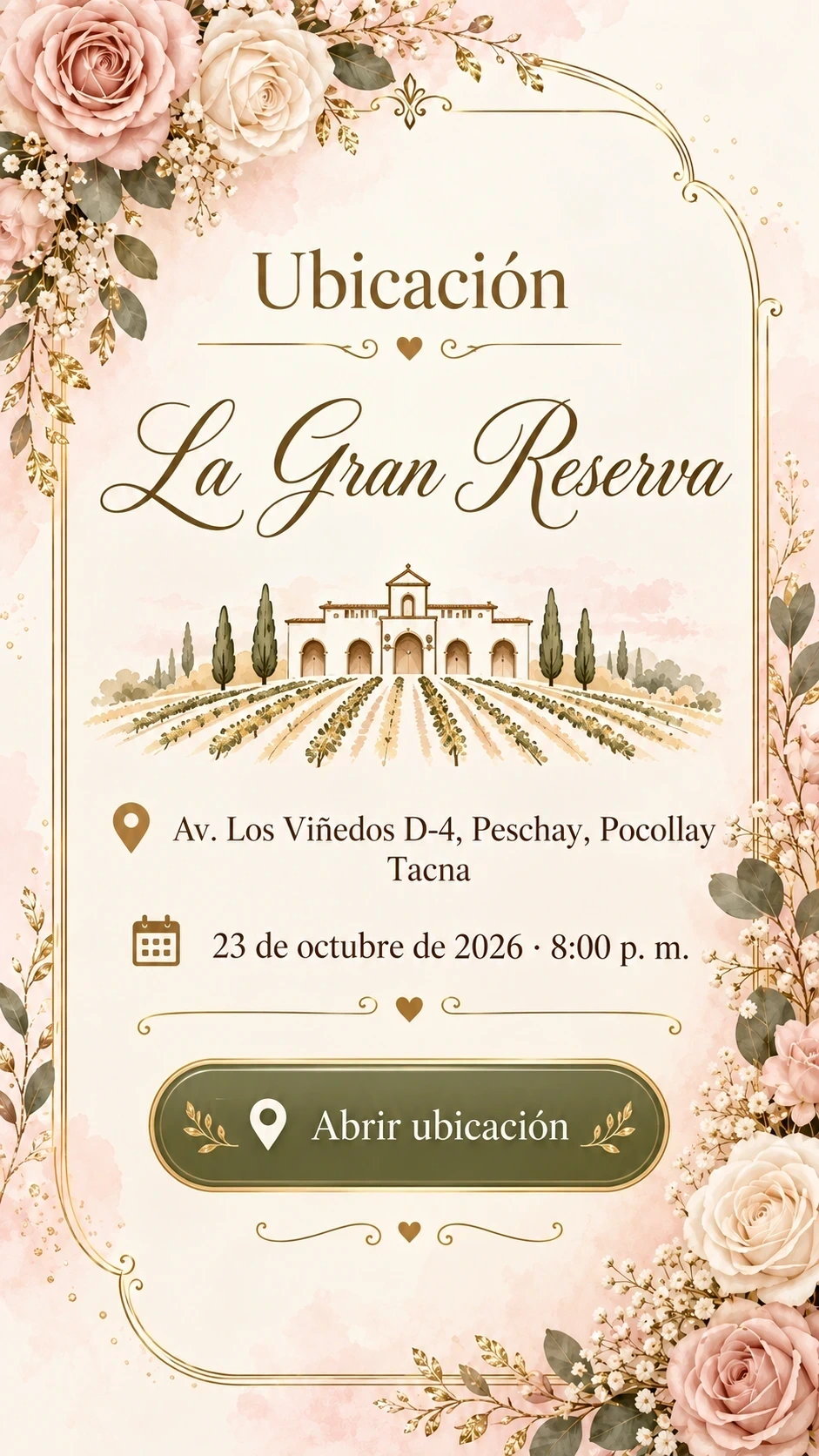 Ubicación de la gran reserva Pecchay Tacna