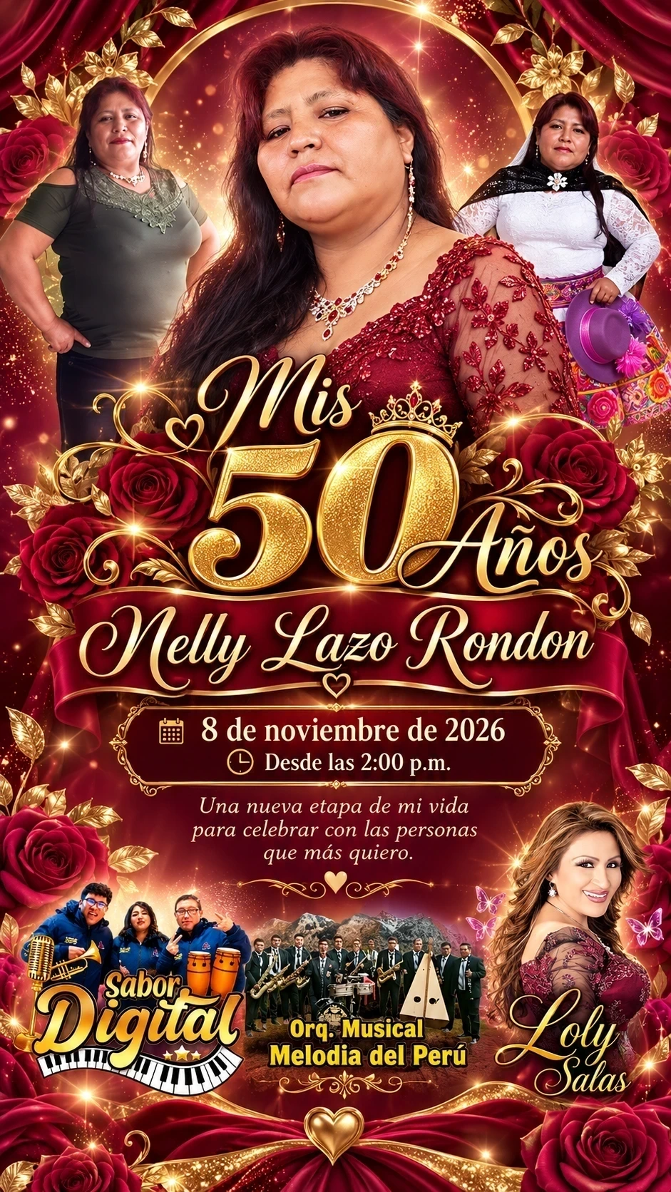 Invitación de Nelly Lazo Rondon, imagen 1