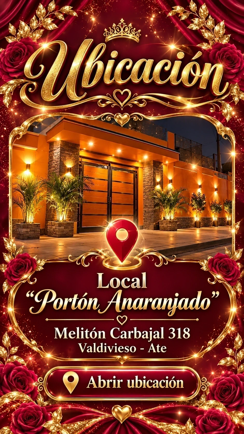 Ubicación de LOCAL PORTON ANARANJADO