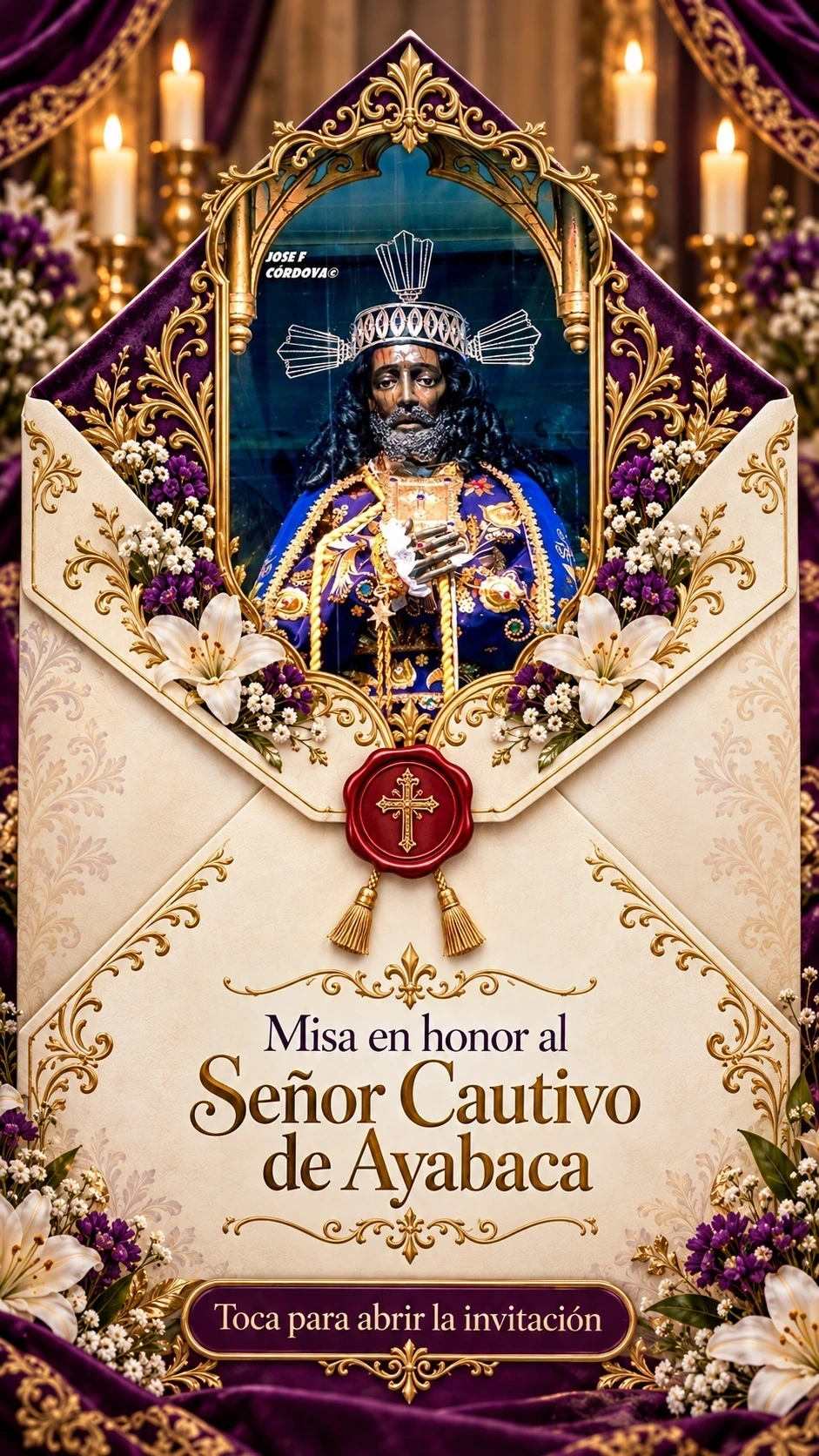 Portada de honor al señor de ayabaca