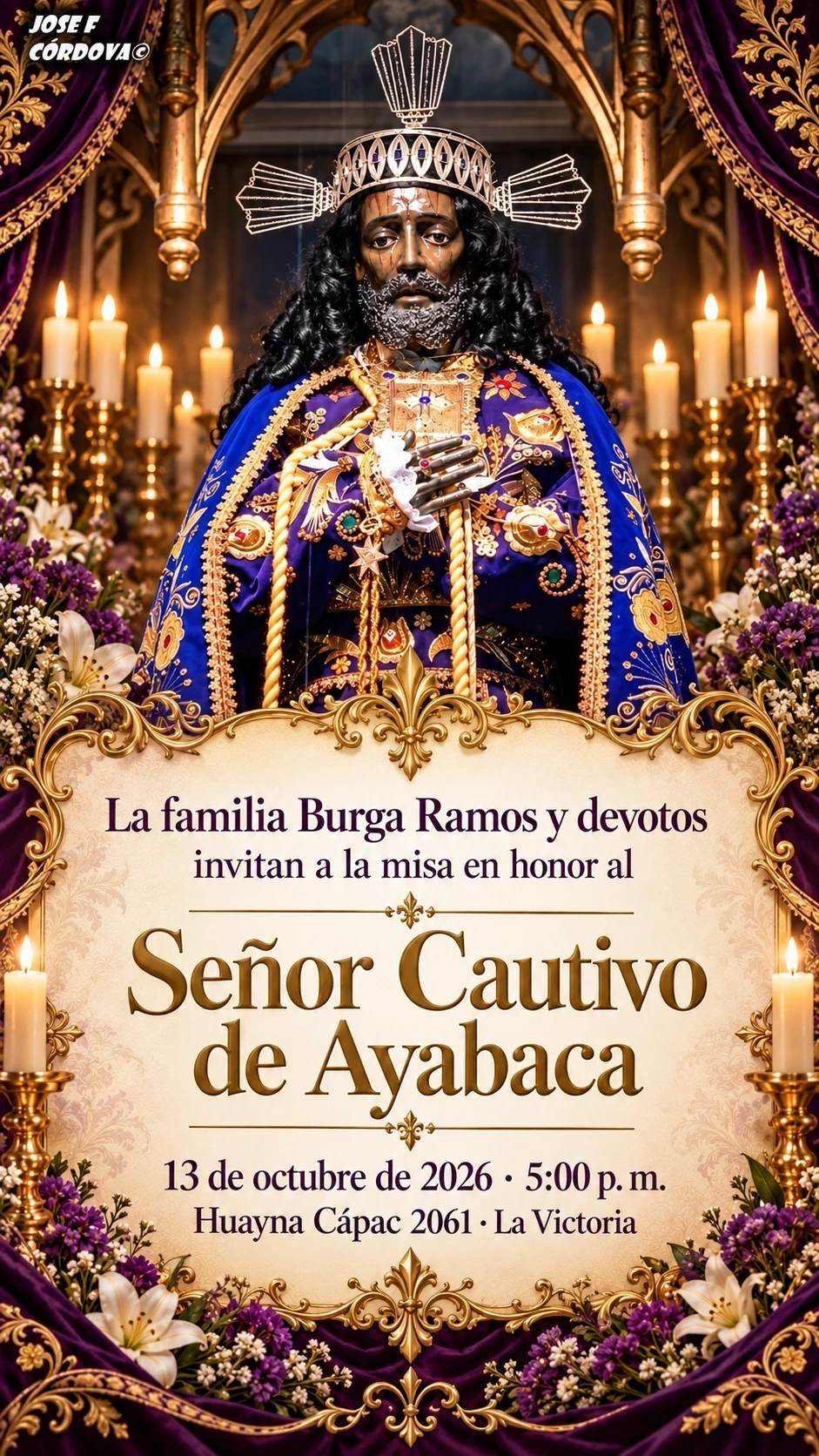Invitación de honor al señor de ayabaca, imagen 1