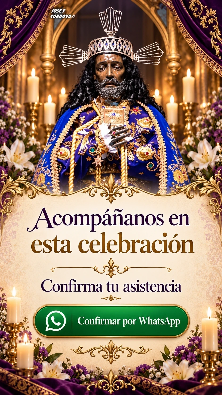 Imagen de confirmación de honor al señor de ayabaca