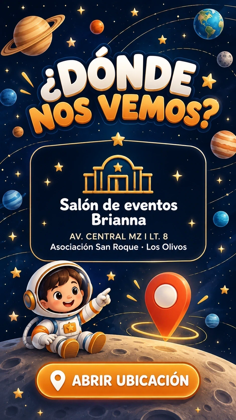 Ubicación de Salón de eventos Brianna