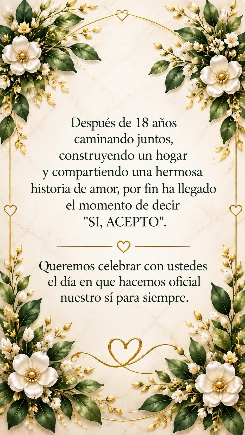 Invitación de Hairol & Yuliana, imagen 3
