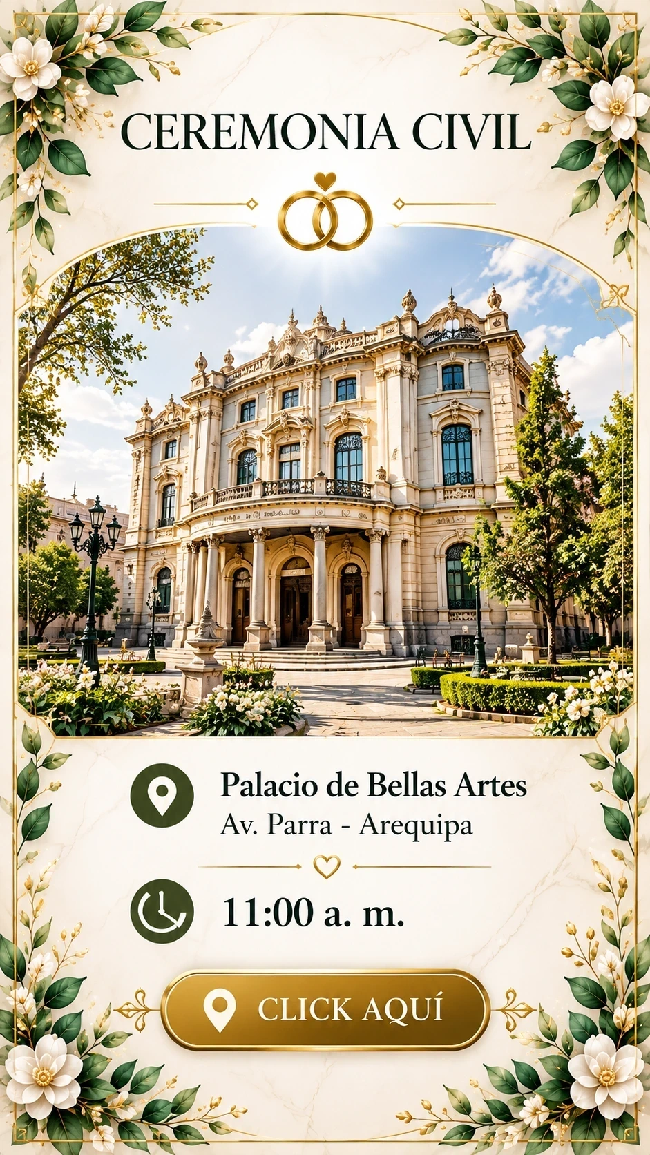 Ubicación de Bellas Artes