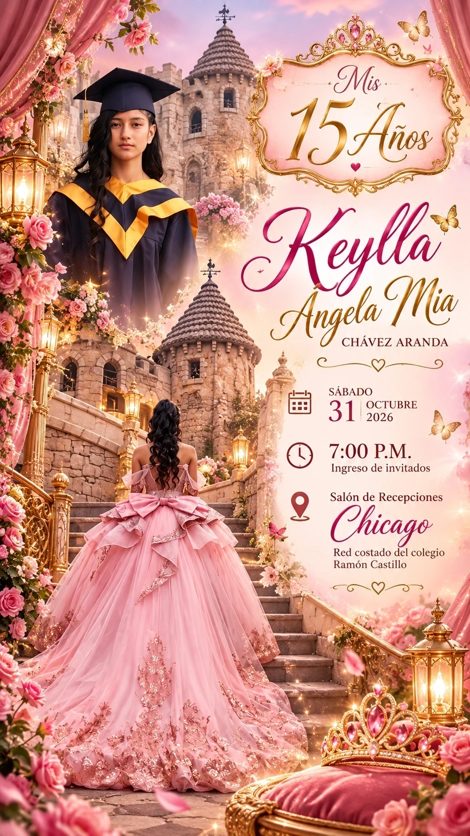 Invitación de Keylla Angela Mia, imagen 1