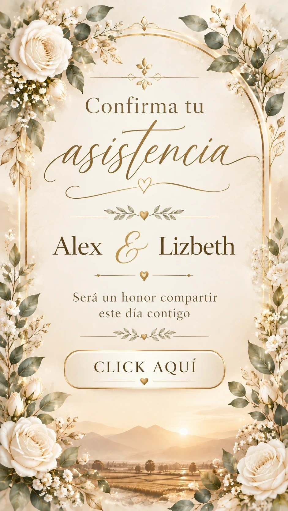 Imagen de confirmación de Alex & Lizbeth