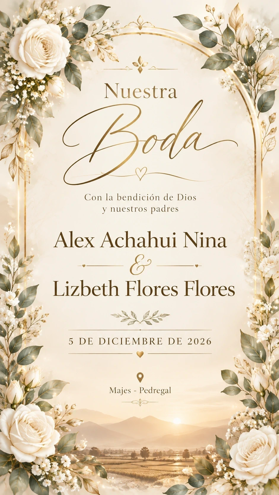 Invitación de Alex & Lizbeth, imagen 1