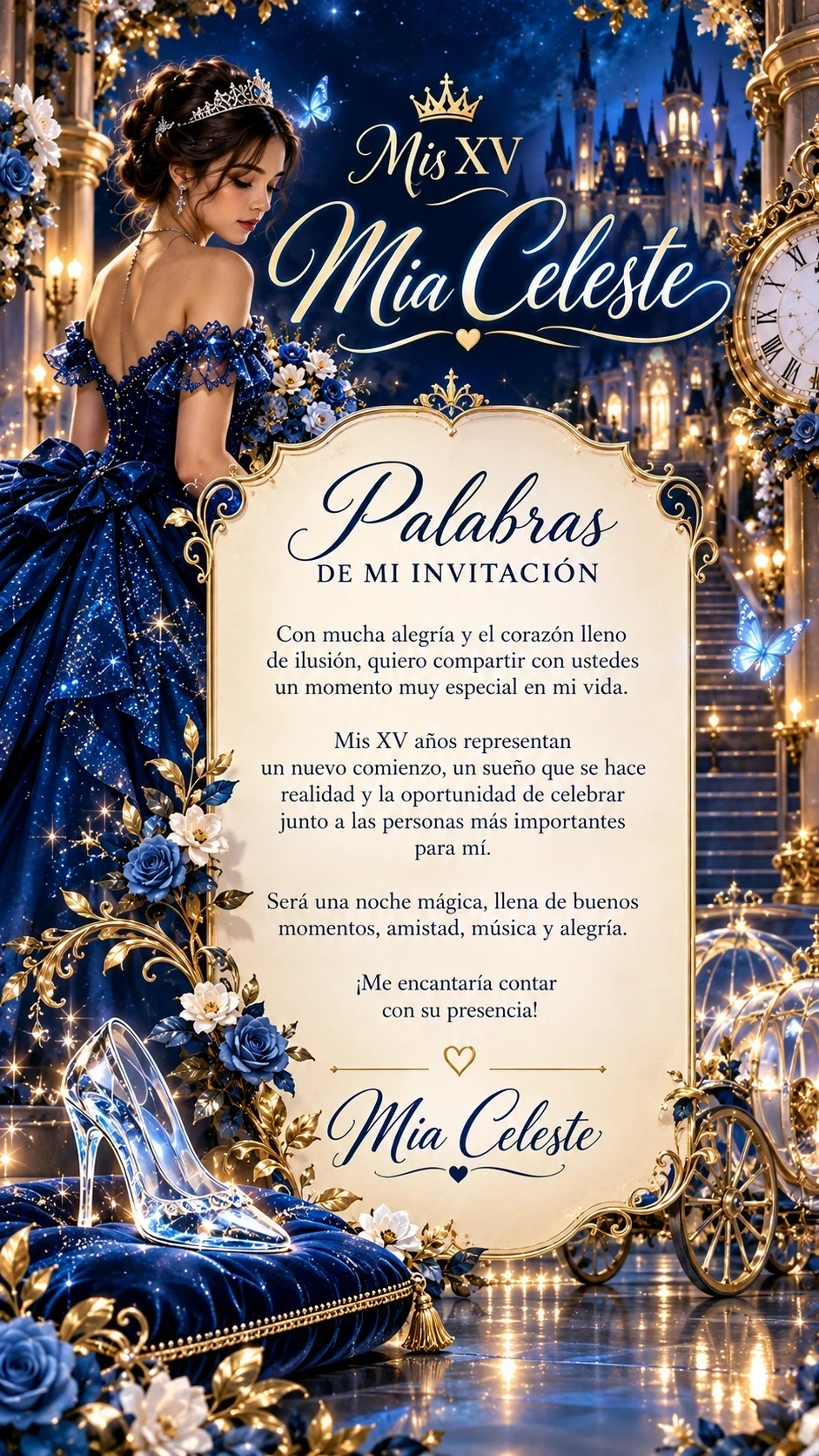 Invitación de Mia Celeste, imagen 3