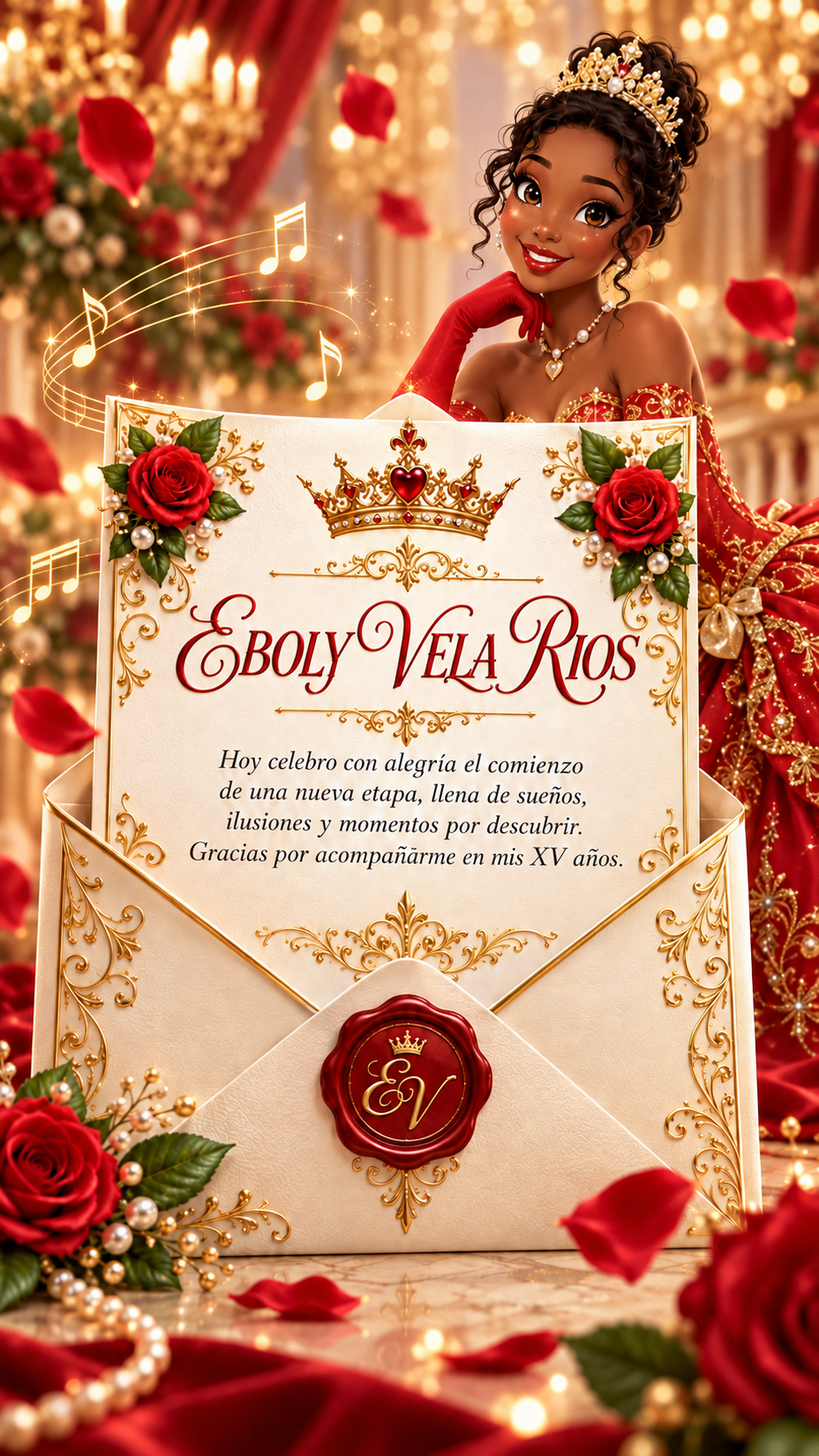 Invitación de Eboly Vela Rios, imagen 1