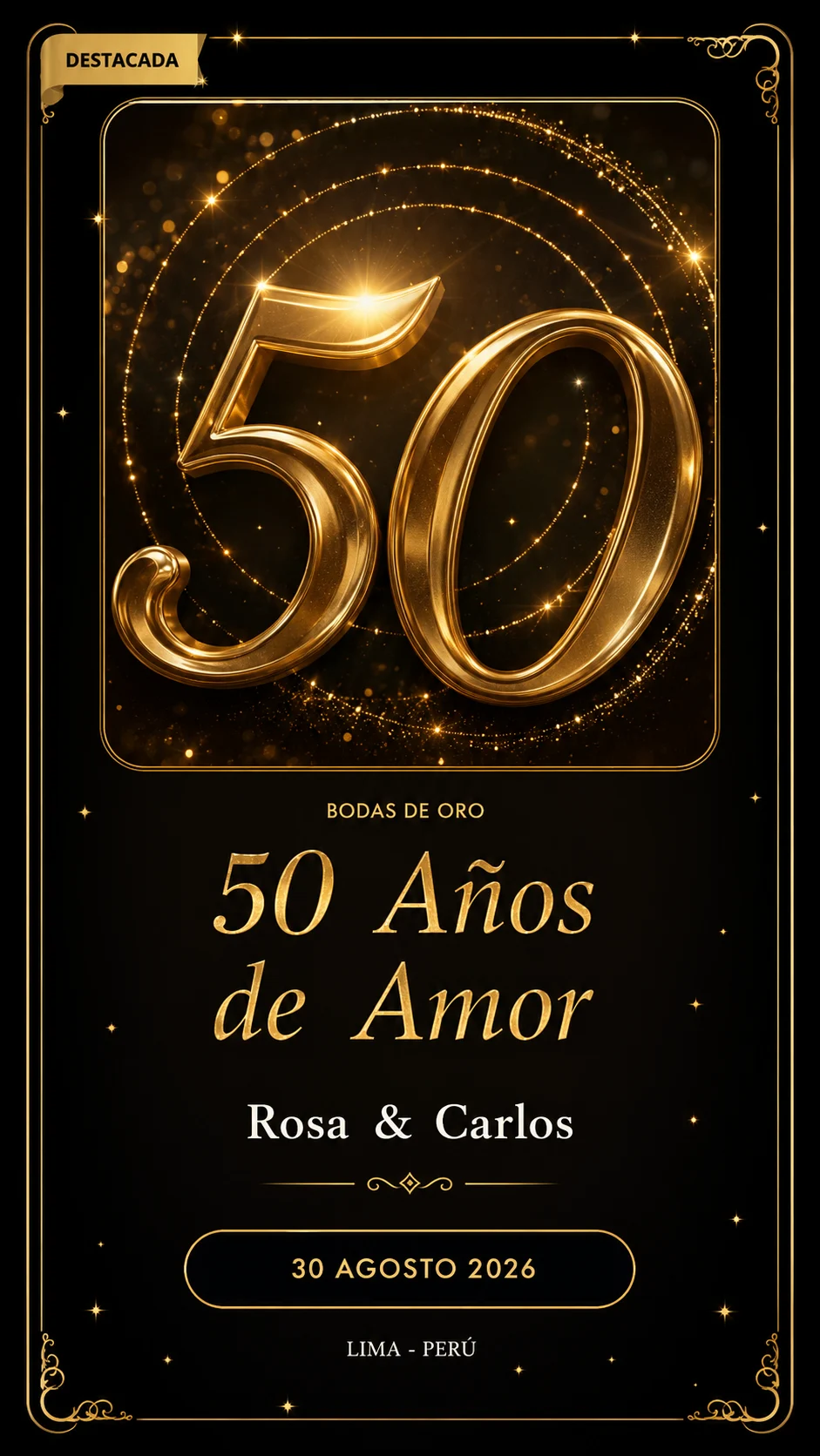 Modelo Bodas de Oro
